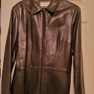 Leather jacket size M